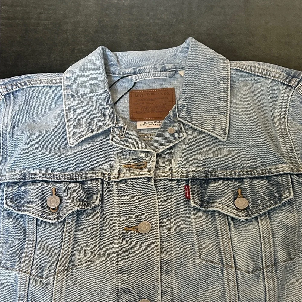 Levi's Premium Blue Denim Trucker Jacket